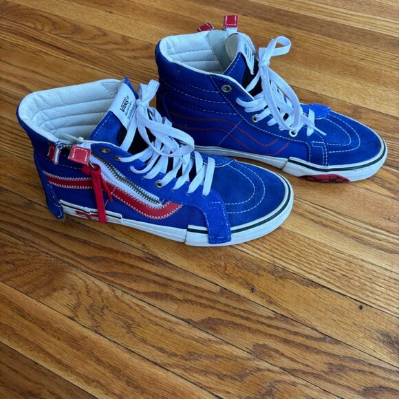 Vans Sk8-Hi Reissue Cap Skateboard Surf the Web Racing - Picture 1 of 10